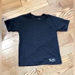Abercrombie Kids Black Short Sleeve Tee, Size 5/6